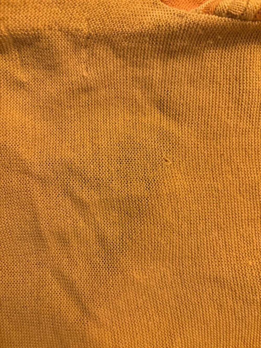 Mens 60s True Vintage Golden Yellow Wool Cardigan